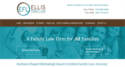 Desktop Screenshot of ellisfamilylaw.com