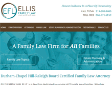 Tablet Screenshot of ellisfamilylaw.com